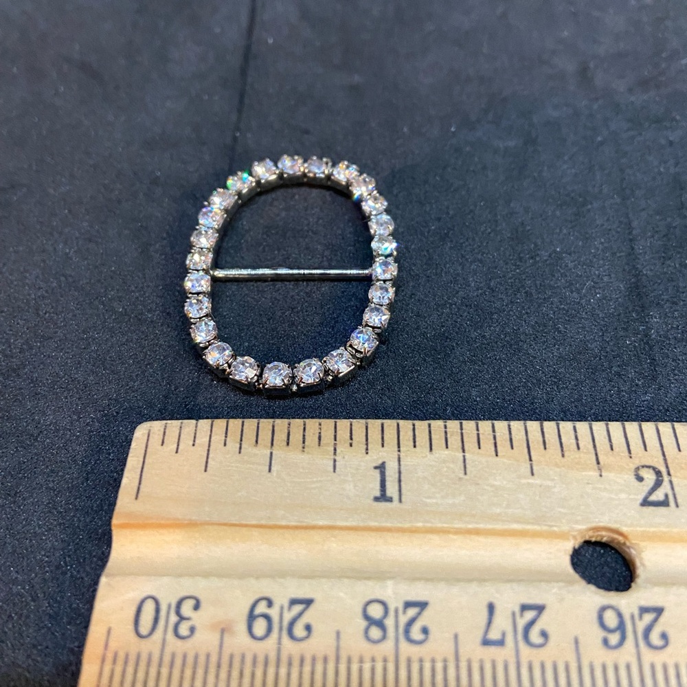 4 Rhinestone Buckles - Picture 3 of 3